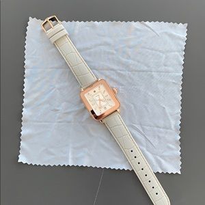 Michele watch. Rose gold and grey